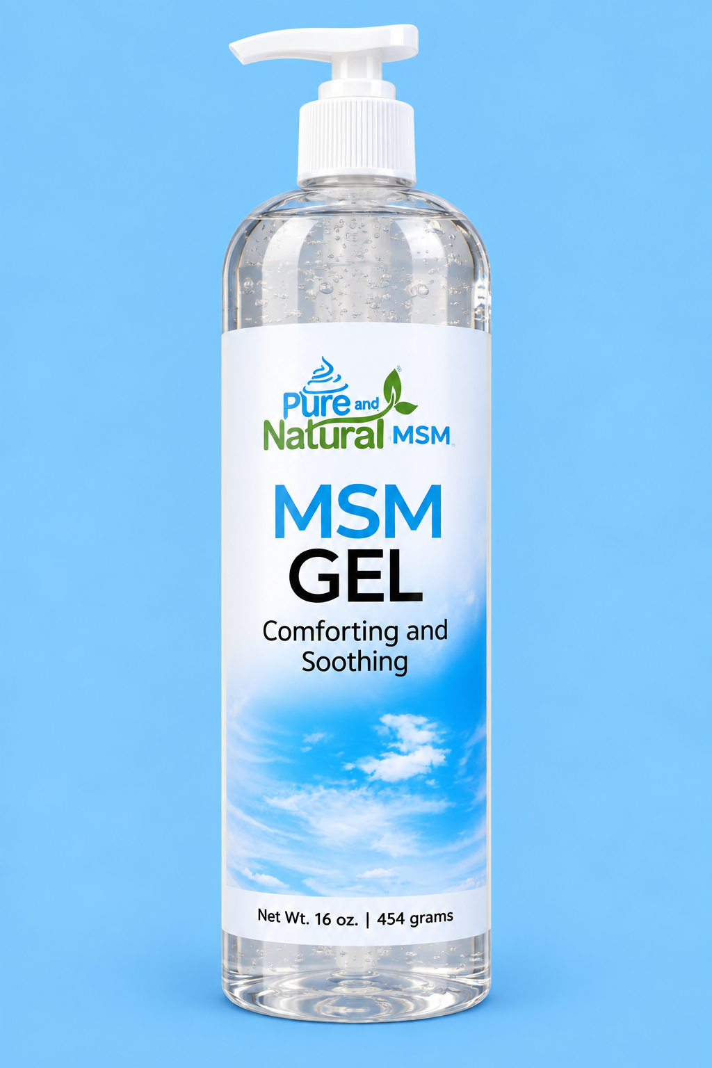 16 oz. MSM Pain Gel Pump Bottle